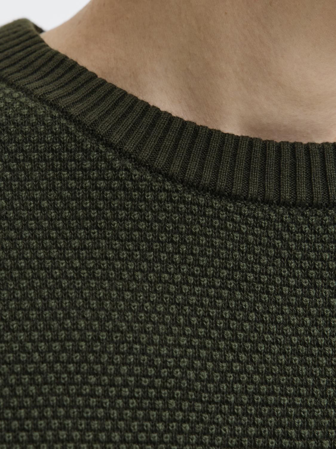 JJEGLOBE KNIT CREW NECK